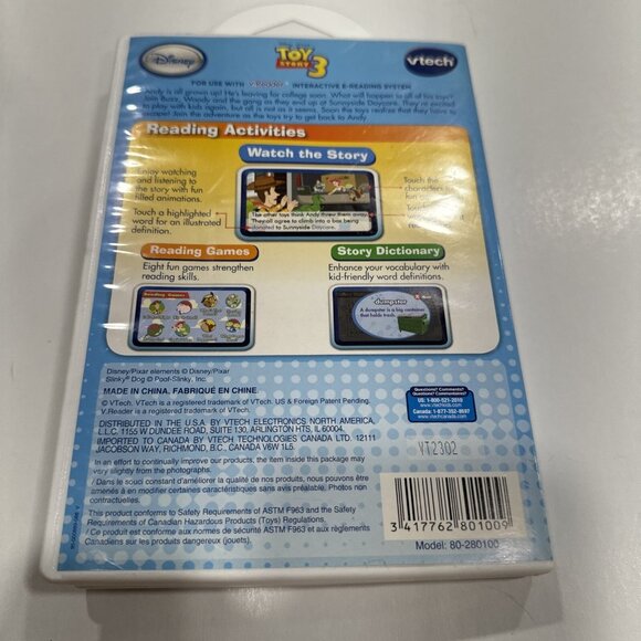 Vtech V Reader Disney Toy Story 3 Game CS1 - Picture 4 of 4